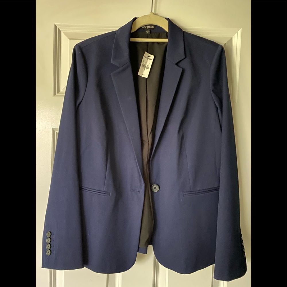 Express Women’s Navy Blue blazer - size 12 -NWT